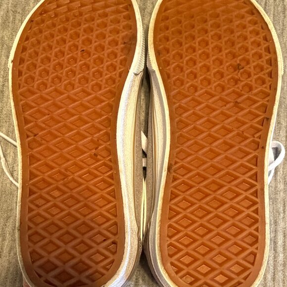 Womens Vans size 7 Old Skool Shoe in Light Tan with White Accents - Picture 8 of 8